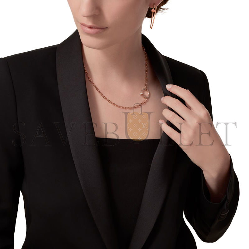 CARTIER JUSTE UN CLOU NECKLACE, PAVED N7413500